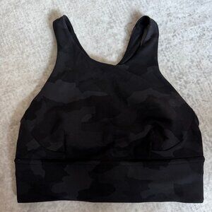 lululemon athletica Black Camo Sports Bra